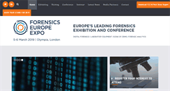 Desktop Screenshot of forensicseuropeexpo.com